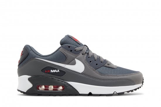 Air Max 90 'Iron Grey University Red' ᡼