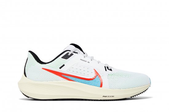 Air Zoom Pegasus 40 SE 'White Multi-Color Mismatch' ᡼