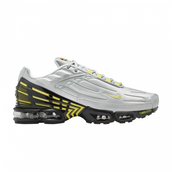 Air Max Plus 3 'Metallic Silver Opti Yellow' ᡼