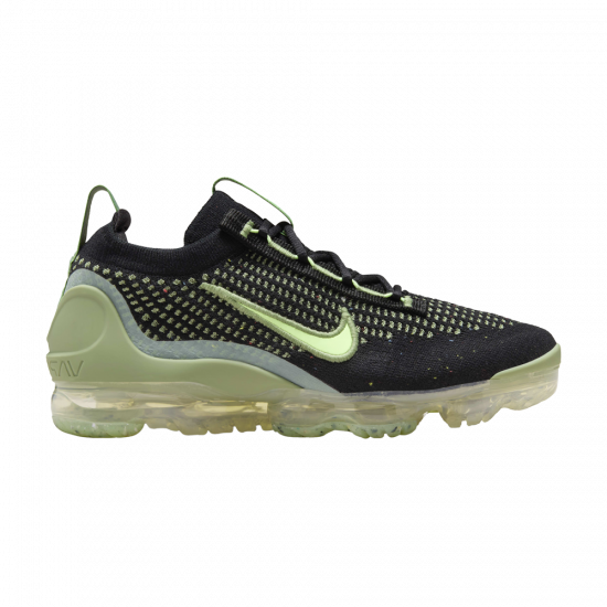 Air VaporMax 2021 Flyknit GS 'Black Vintage Green' ᡼