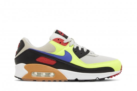 Wmns Air Max 90 'Volt Light Bone Ultramarine' ᡼