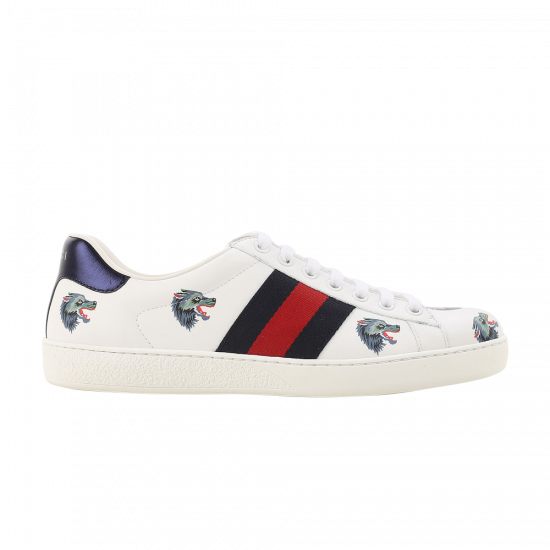 Gucci Ace Leather 'Wolf' ᡼