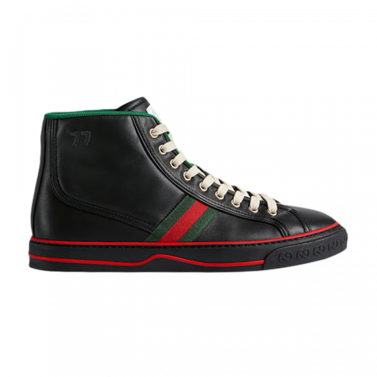 Gucci Tennis 1977 High 'Black Red Green' ᡼