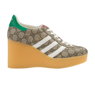 Adidas x Gucci Wmns Wedge Gazelle 'Beige GG Monogram'