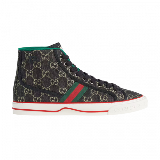 Gucci Tennis 1977 High 'Black Mini GG' ᡼