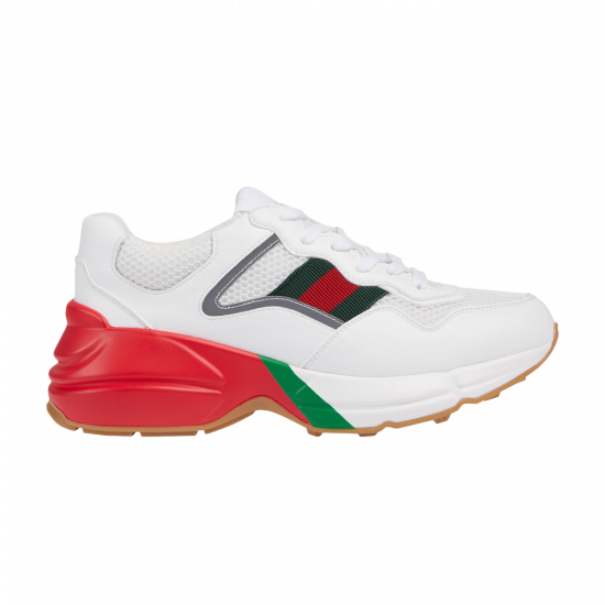 Gucci Wmns Rhyton 'White Red Green Reflective' ᡼