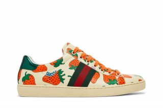 Gucci Wmns Ace 'Strawberry White' ͥ