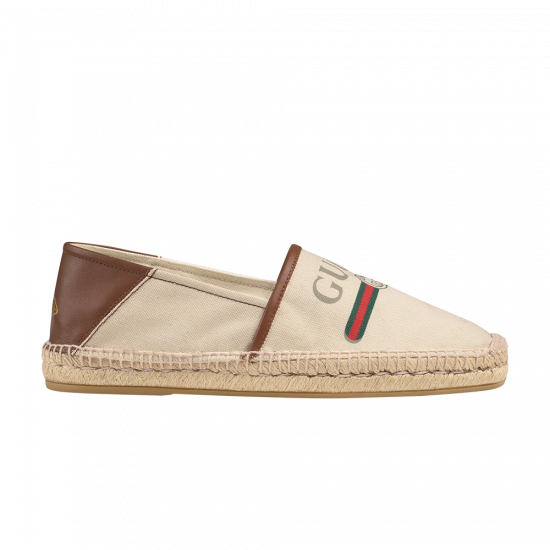 Gucci Logo Espadrille 'Brown' ᡼