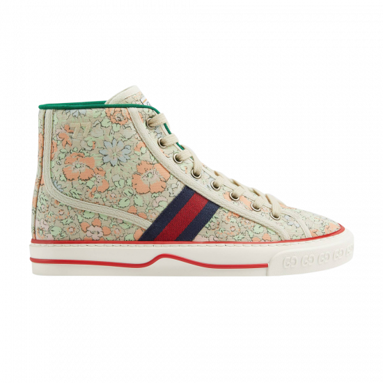 Liberty of London x Gucci Wmns Tennis 1977 High 'Floral - Mint Green' ᡼