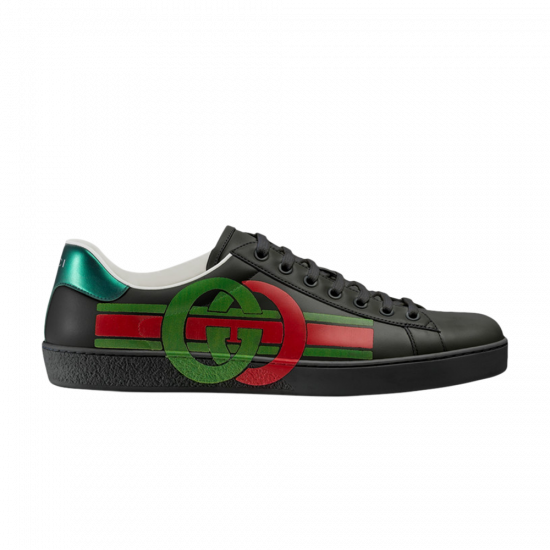 Gucci GG Ace 'Black Green Red' ᡼