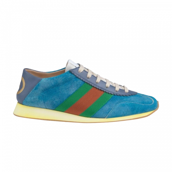 Gucci Wmns Rocket Suede Low 'Blue' ᡼