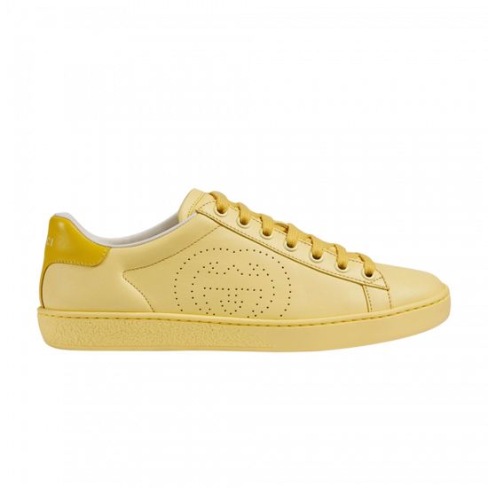 Gucci Wmns Ace 'Interlocking G - Light Yellow' ᡼