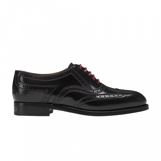 Gucci Cordovan Lux Lace Up 'Black' ᡼