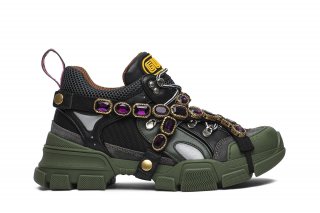Gucci Wmns Flashtrek Crystals 'Green'