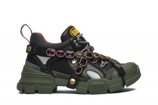 Gucci Wmns Flashtrek Crystals 'Green' ͥ