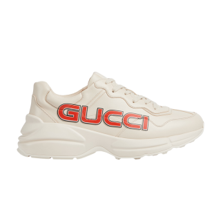 Gucci Rhython Leather Sneaker 'Ivory Demetra' ͥ