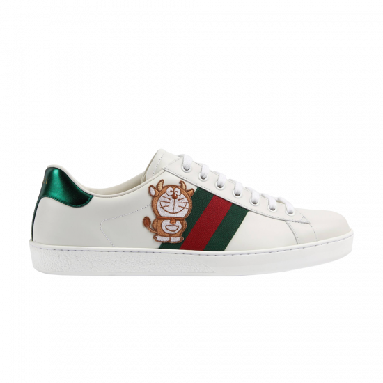 Doraemon x Gucci Ace 'Ivory Devil Patch' ᡼