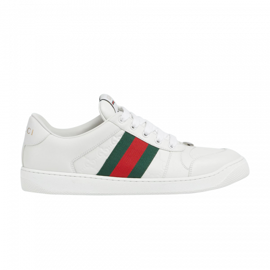 Gucci Screener Sneaker 'GG Embossed - White' ᡼