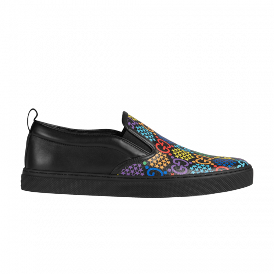 Gucci GG Supreme Slip-On 'Psychedelic - Black' ᡼