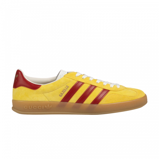 Adidas x Gucci Gazelle 'Yellow Velvet' ᡼