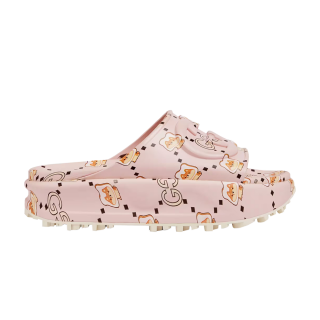 Pikarar x Gucci Wmns Slide Sandal 'GG Animal Print - Light Pink' ͥ