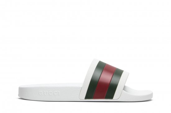 Gucci Pursuit '72 Rubber Slide 'White' ᡼