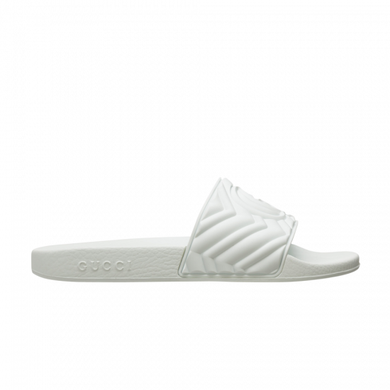 Gucci Quilted Slide 'White' ᡼