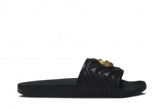 Gucci Wmns GG Marmount Slide 'Black' ᡼