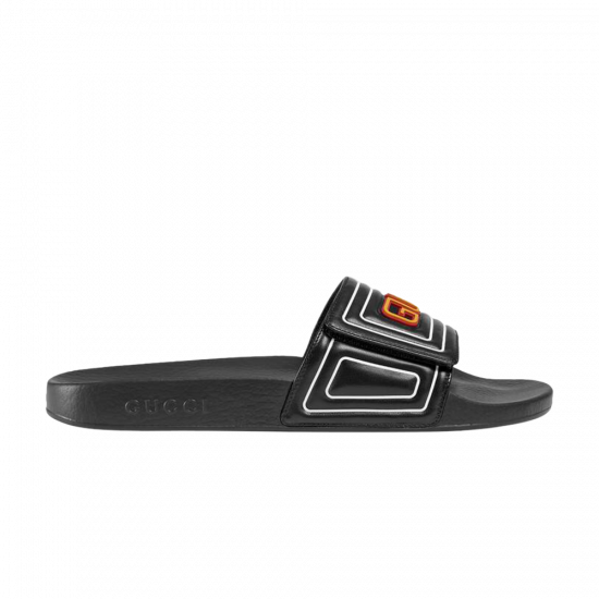 Gucci Slide 'Gucci Logo - Black' ᡼