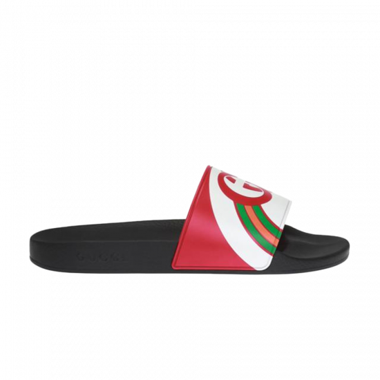 Gucci Logo Slide 'Live Red' ᡼