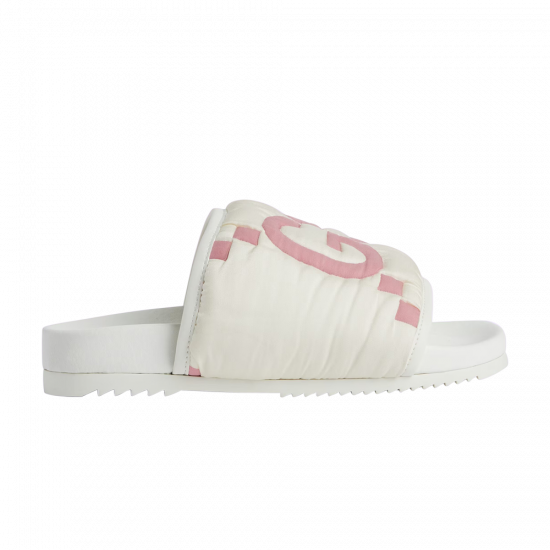 Gucci Wmns Maxi GG Slide Sandal 'White Pink Matelass' ᡼