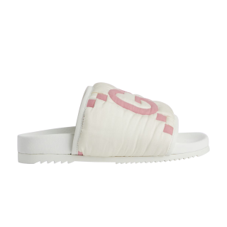 Gucci Wmns Maxi GG Slide Sandal 'White Pink Matelass' ͥ