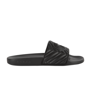 Gucci Wmns Quilted Slide 'Black'