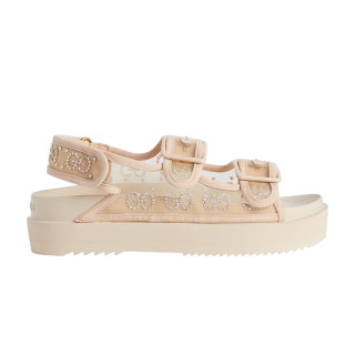 Gucci Wmns GG Sandal 'Crystals - Rose Beige' ͥ