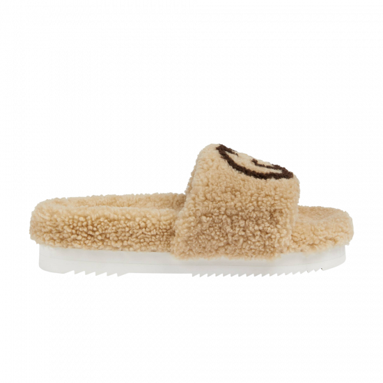 Gucci Wmns Slide 'Interlocking G Merino Wool - Light Brown' ᡼