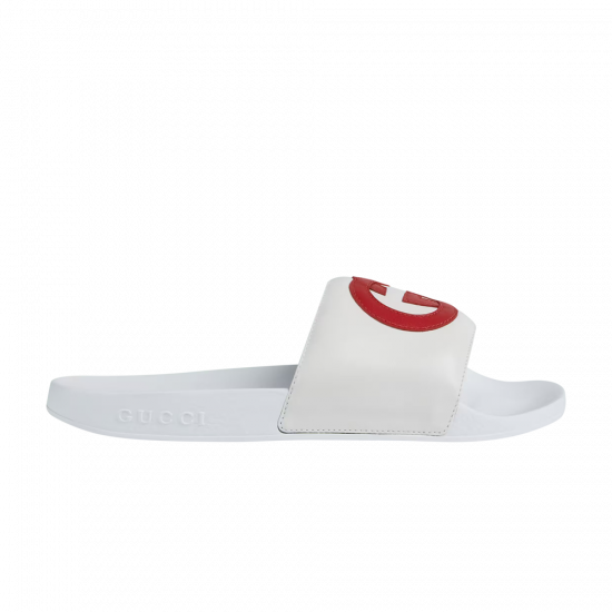 Gucci Wmns Slide 'Interlocking G - White Red' ᡼