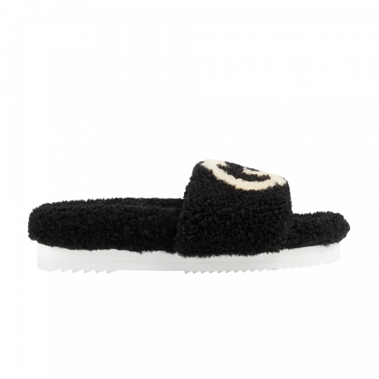 Gucci Wmns Slide 'Interlocking G Merino Wool - Black' ᡼