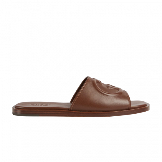 Gucci Slide Sandal 'Interlocking G - Olivier Brown' ᡼