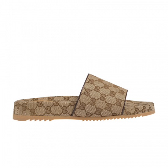 Gucci GG Canvas Slide Sandal 'Beige Monogram' ᡼