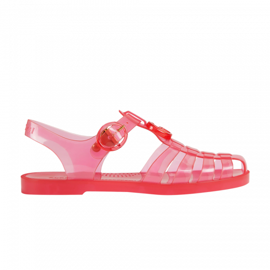 Gucci Wmns GG Fisherman Sandal 'Deep Coral' ᡼