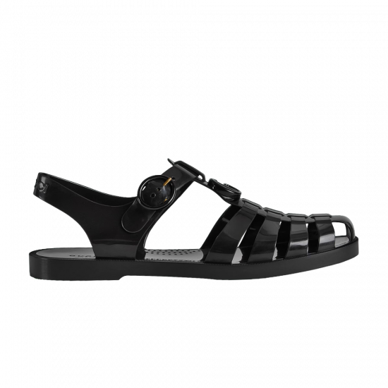 Gucci GG Fisherman Sandal 'Black' ᡼