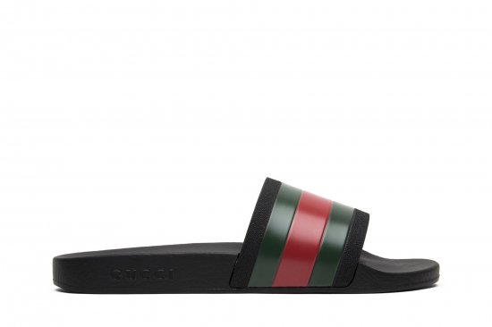 Gucci Pursuit '72 Rubber Slide 'Black' ᡼