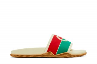 Gucci Wmns Slide 'Interlocking G - White Red Green' ͥ