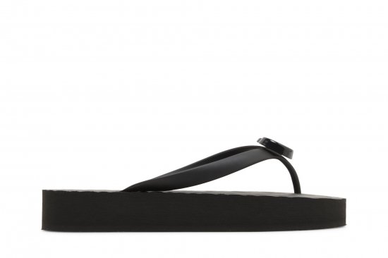 Gucci Wmns Chevron Thong Sandal 'Black' ᡼