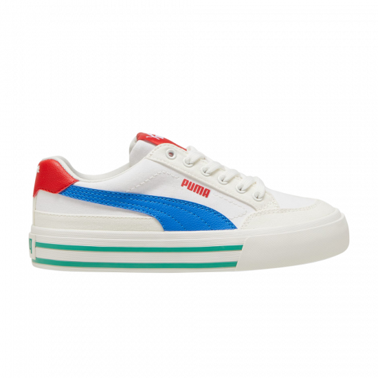 Court Classic Vulc FS Big Kid 'White Hyperlink Blue' ᡼