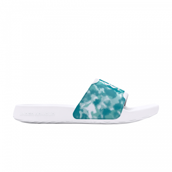 Wmns Ignite Select Graphic Slide 'White Turquoise Tie-Dye' ᡼