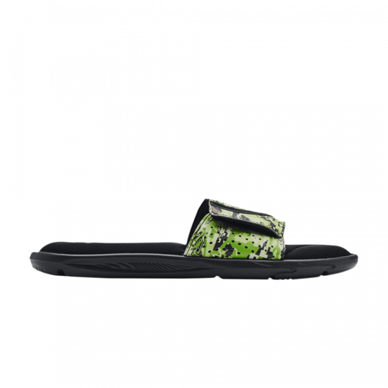 Ignite 6 Graphic Strap Slide 'Black Green Citrine Camo' ᡼