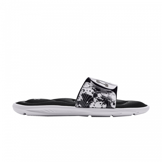 Wmns Ignite 6 Graphic Strap Slide 'Black White' ᡼