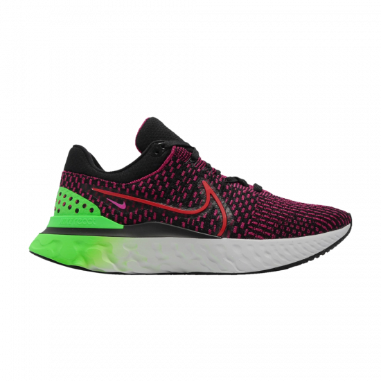 React Infinity Run Flyknit 3 'Siren Red Green Strike' ᡼