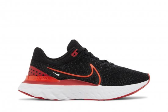 Wmns React Infinity Run Flyknit 3 'Black University Red' ᡼